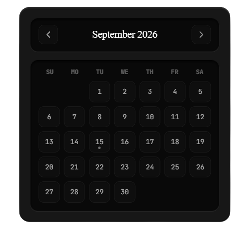 Datepicker